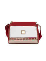 Cavalinho Twist Crossbody Bag SKU 16130344.23 #color_red / white / beige