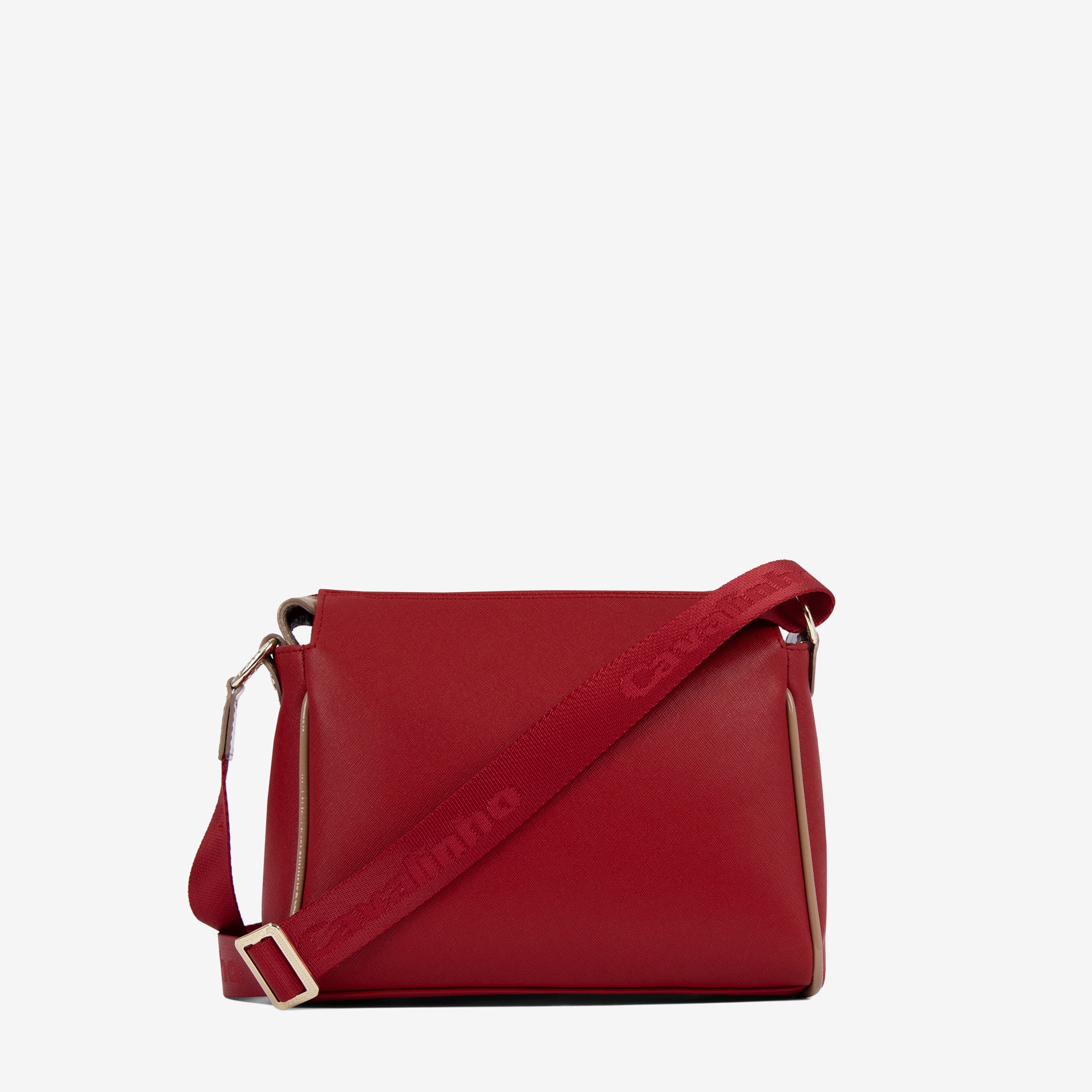 Cavalinho Twist Crossbody Bag SKU 16130344.23 #color_red / white / beige