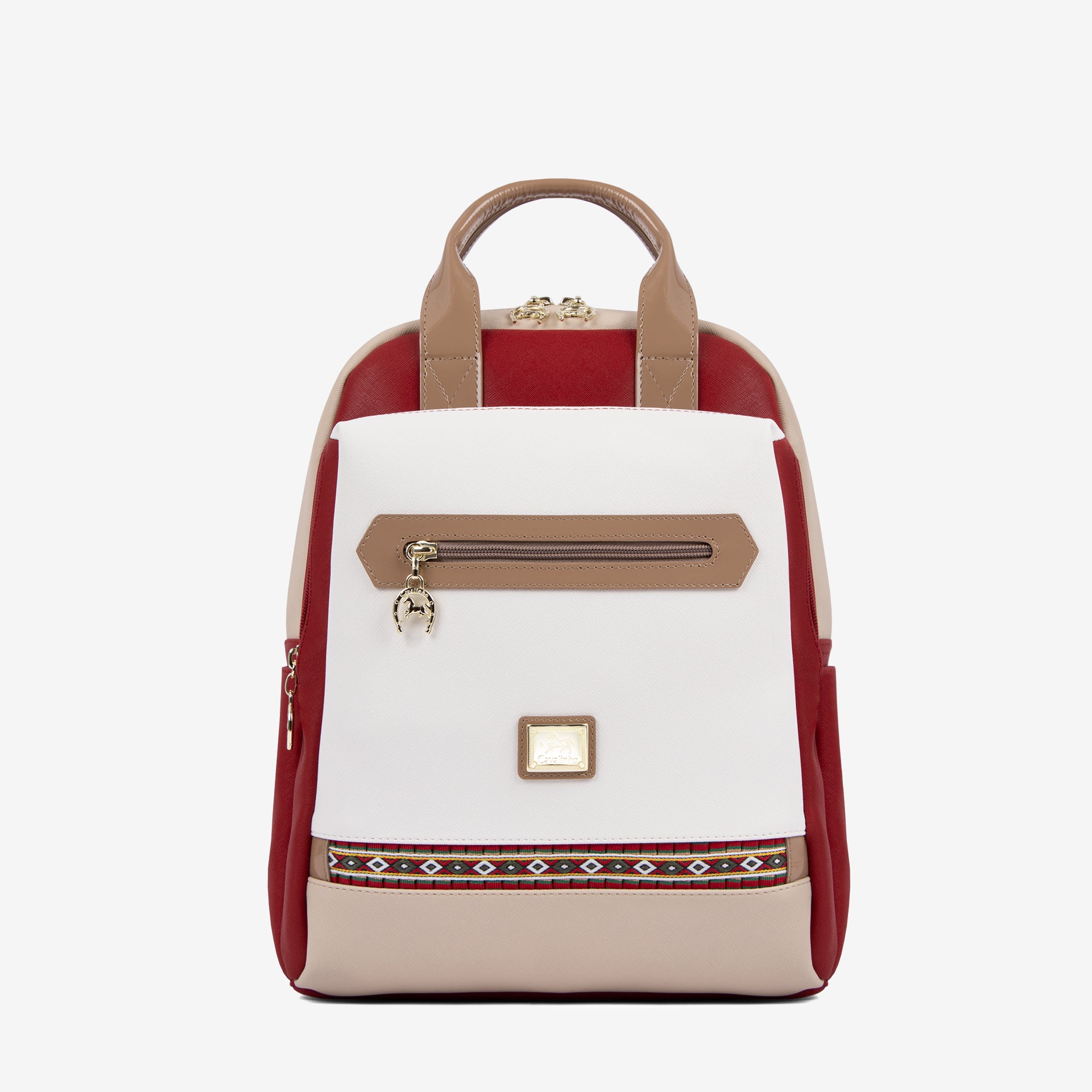 Cavalinho Twist Backpack SKU 16130395.23 #color_red / white / beige