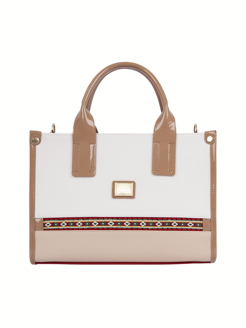 Cavalinho Twist Handbag SKU 16130479.23 #color_red / white / beige