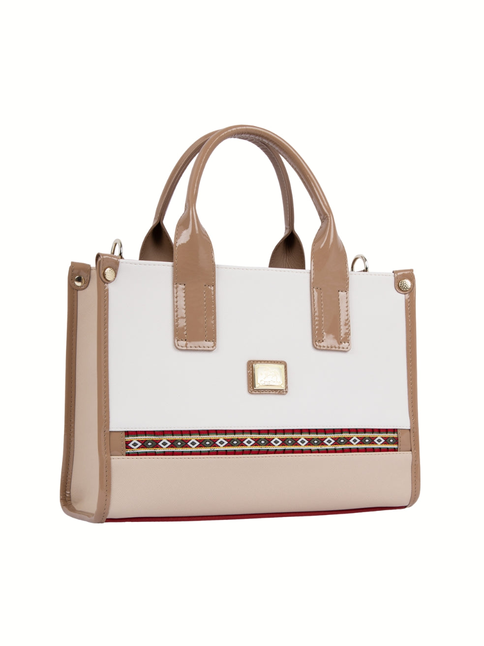 Cavalinho Twist Handbag SKU 16130479.23 #color_red / white / beige