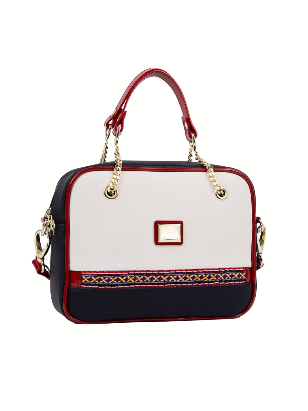 Cavalinho Twist Handbag SKU 16130512.22 #color_navy / white / red