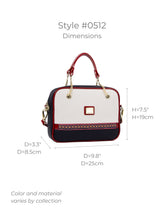 Cavalinho Twist Handbag SKU 16130512.22 #color_navy / white / red