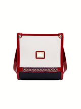 Cavalinho Twist Crossbody Bag SKU 16130565.22 #color_navy / white / red