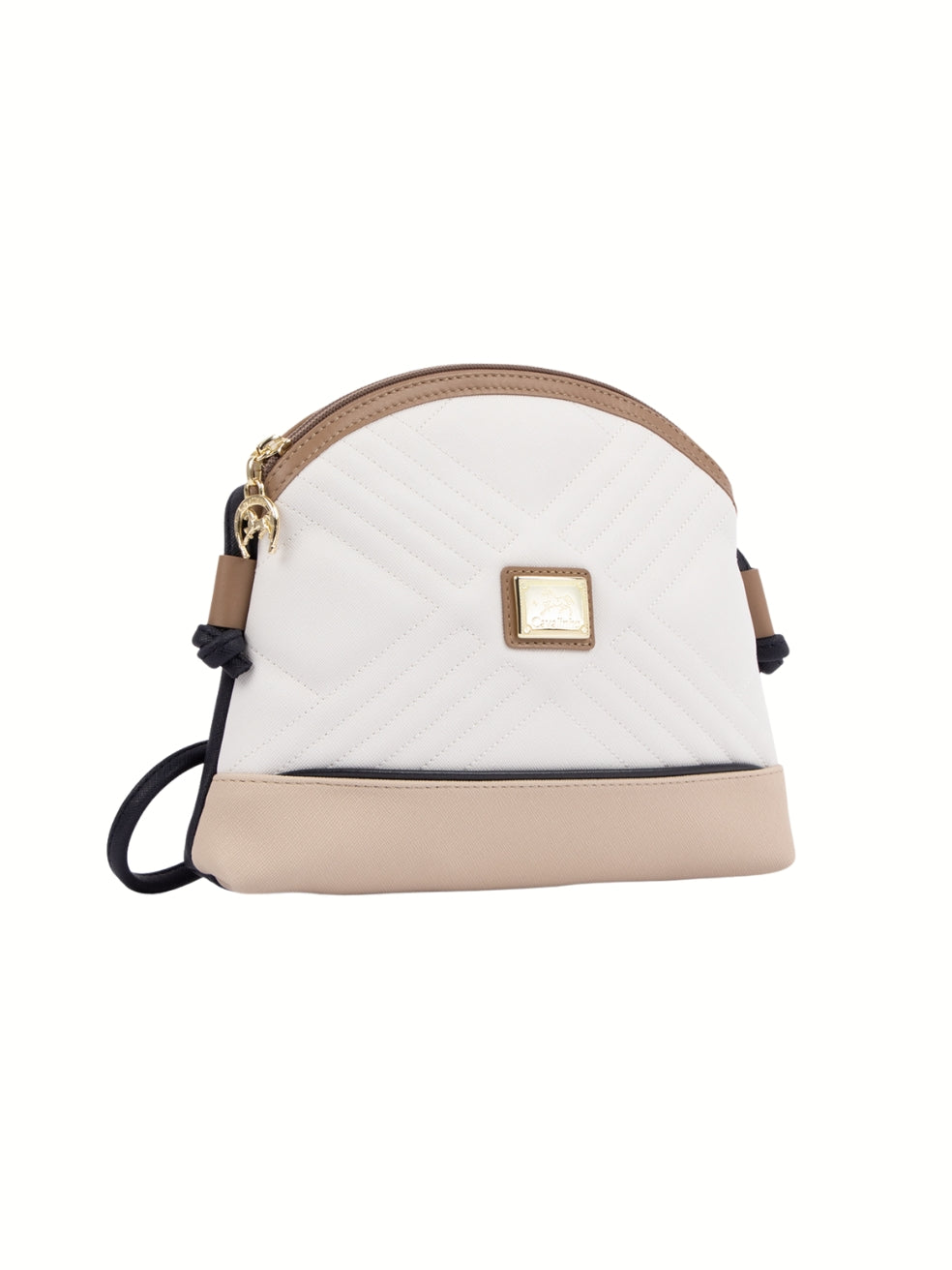 Cavalinho Poésie Crossbody Bag SKU #16140005.43 #color_tan / white / beige