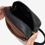 Cavalinho Poesie Crossbody Bag SKU 16140324.32 #color_black / saddlebrown / white