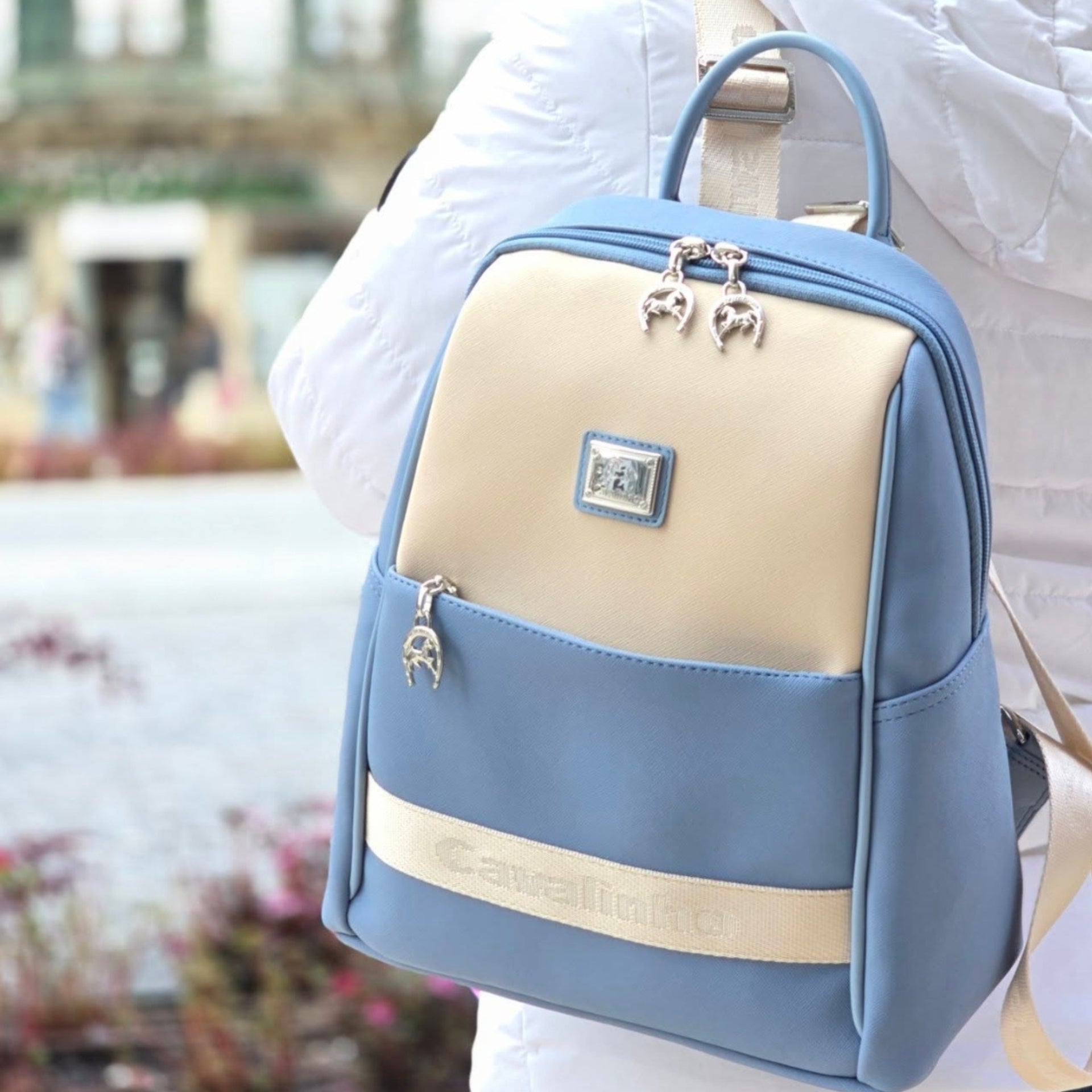 Cavalinho L'Essence Backpack SKU 16160249.10 #color_beige / light blue