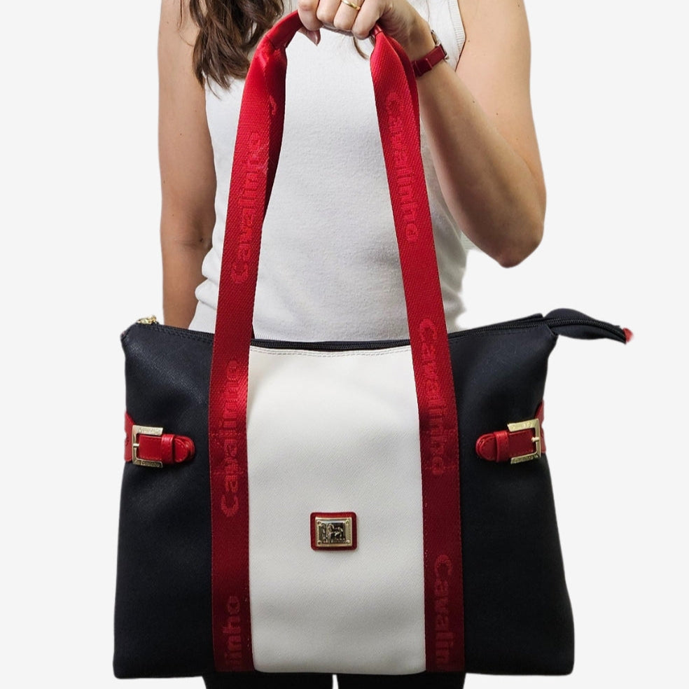 Cavalinho L'Essence Tote Bag SKU 16160594.22 #color_navy / white / red