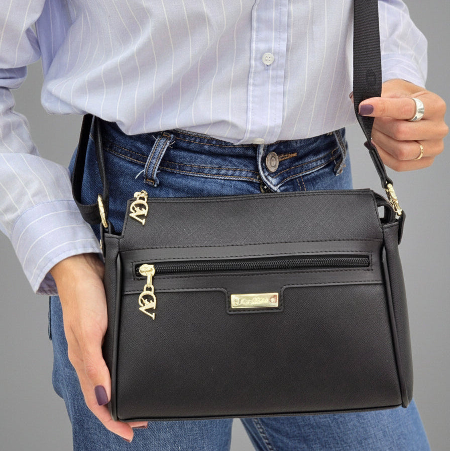 Cavalinho La Vie Black Crossbody Bag for Women SKU 16190373.01 #color_black