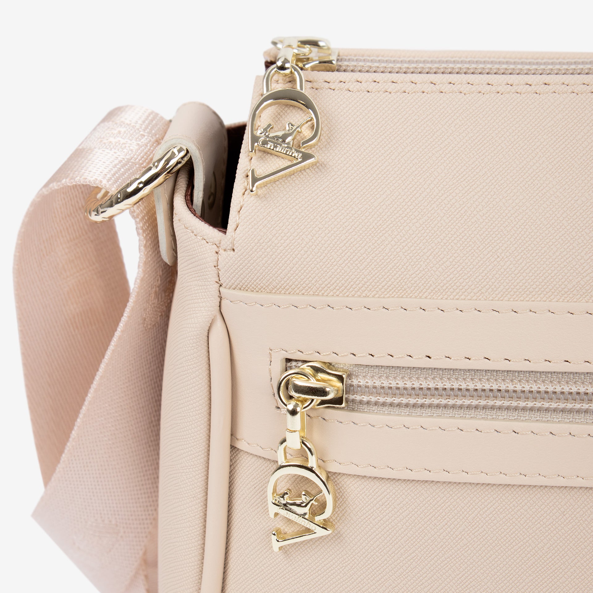 Cavalinho La Vie Beige Canvas Crossbody Bag for Women SKU 16190373.05 #color_beige