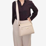 Cavalinho La Vie Beige Canvas Crossbody Bag for Women SKU 16190373.05 #color_beige