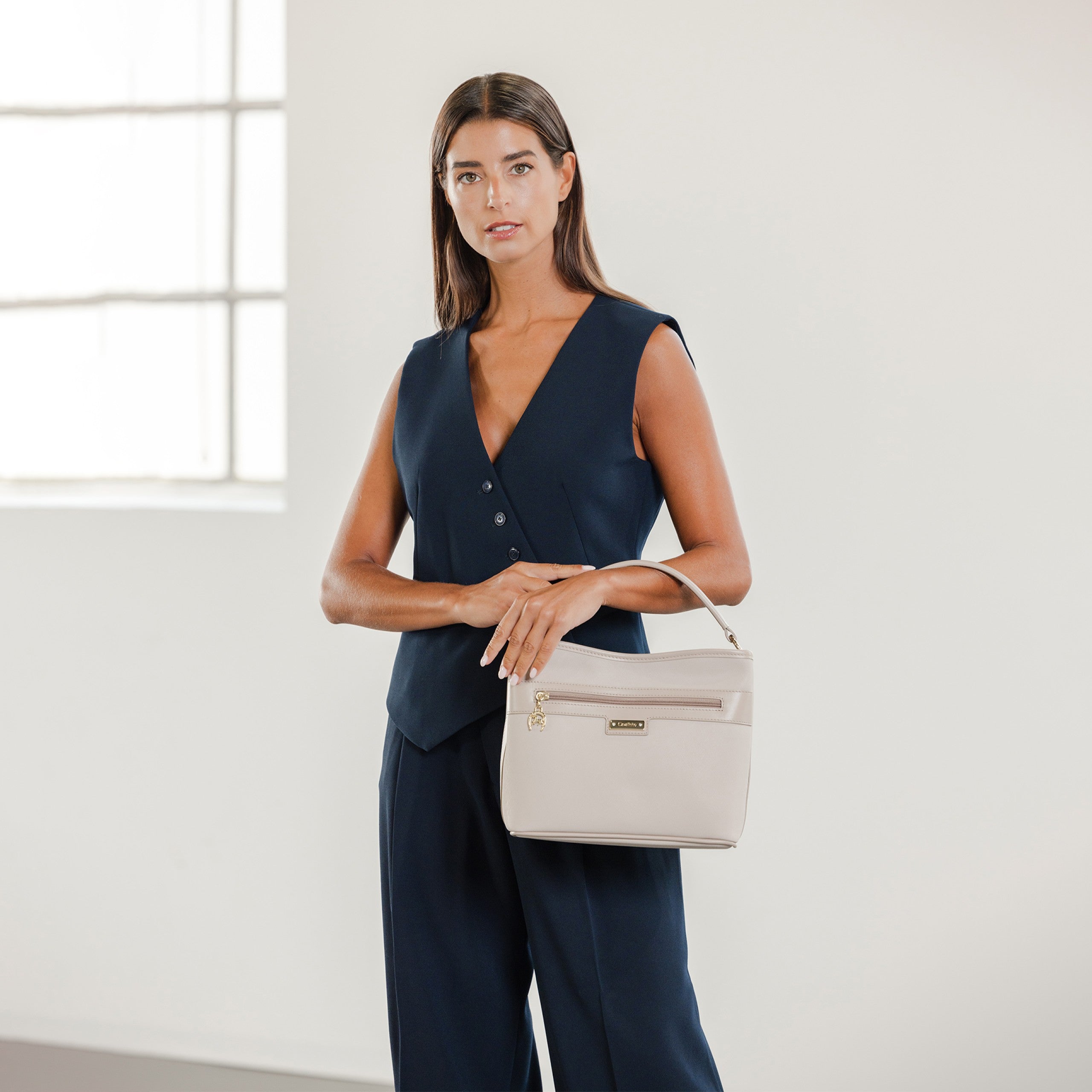 Cavalinho La Vie Taupe Handbag for Women SKU 16190470.12 #color_taupe