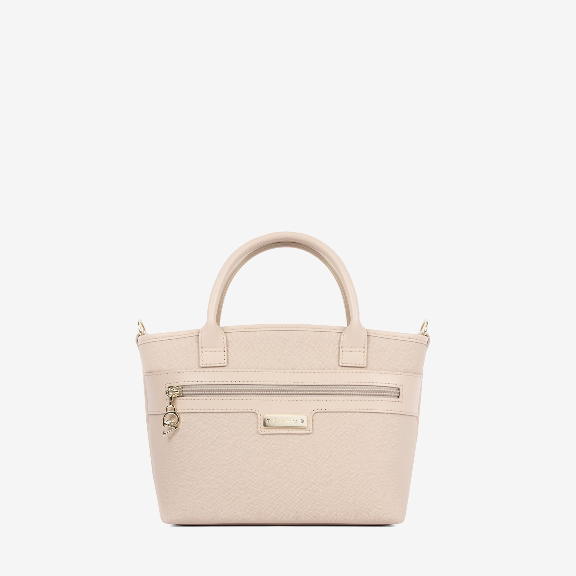 Cavalinho La Vie Beige Canvas Mini Handbag Crossbody Bag for Women SKU 16190572.05 #color_beige