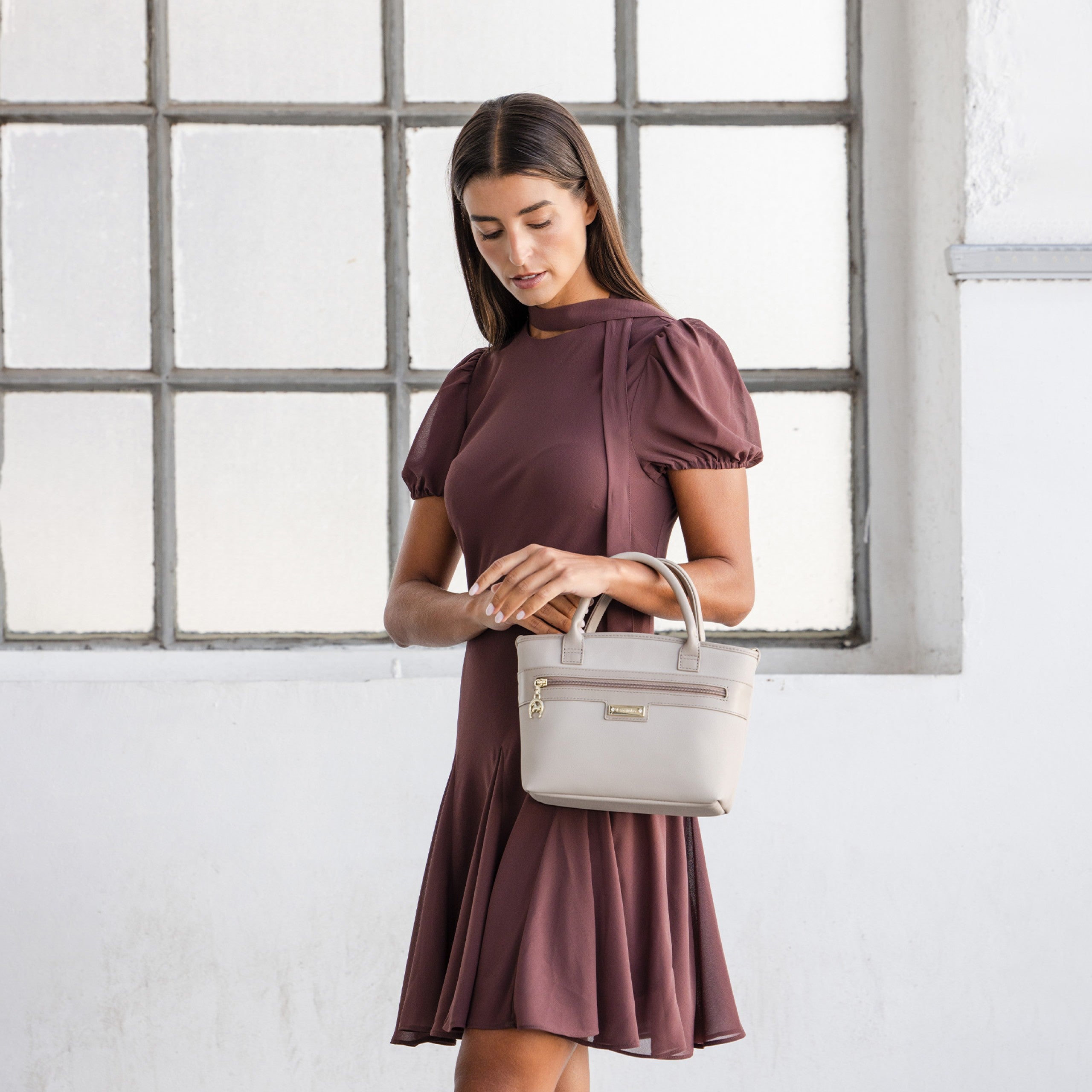 Cavalinho La Vie Mini Handbag Crossbody Bag for Women SKU 16190572.12 #color_taupe