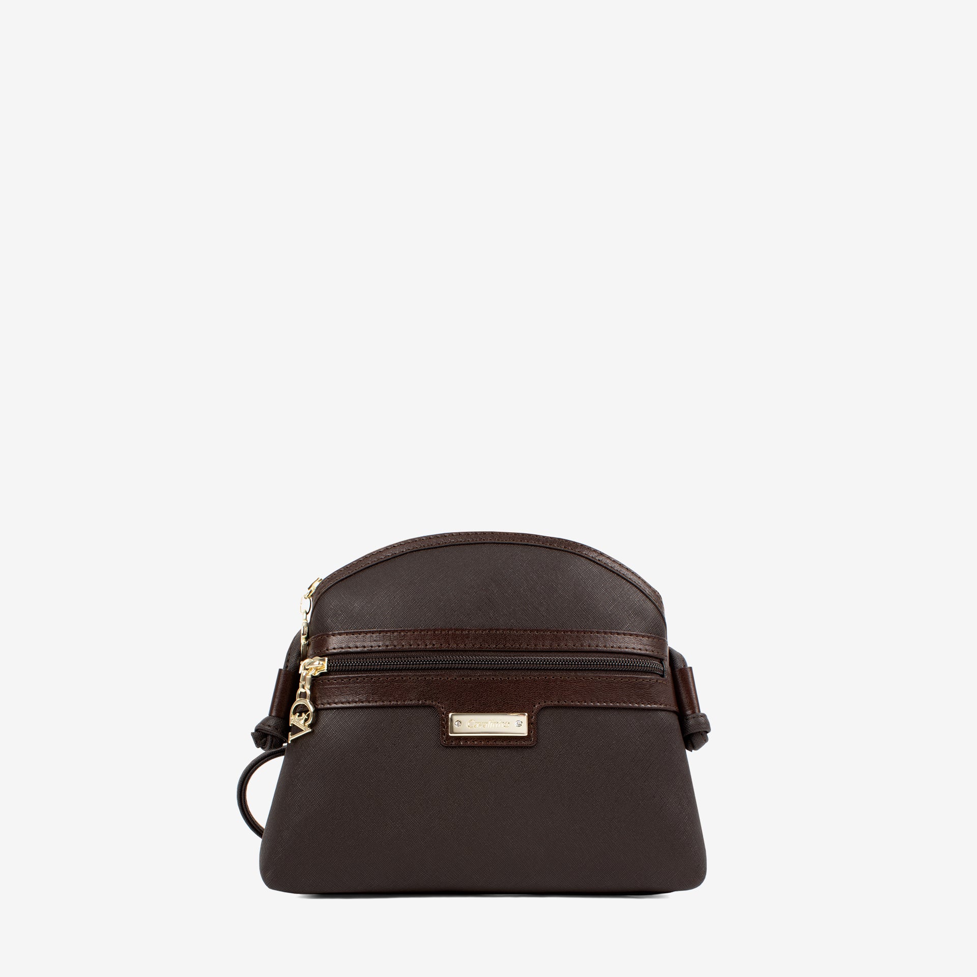 Cavalinho La Vie Brown Small Canvas Crossbody Bag for Women SKU 16190573.02 #color_brown
