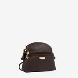 Cavalinho La Vie Brown Small Canvas Crossbody Bag for Women SKU 16190573.02 #color_brown