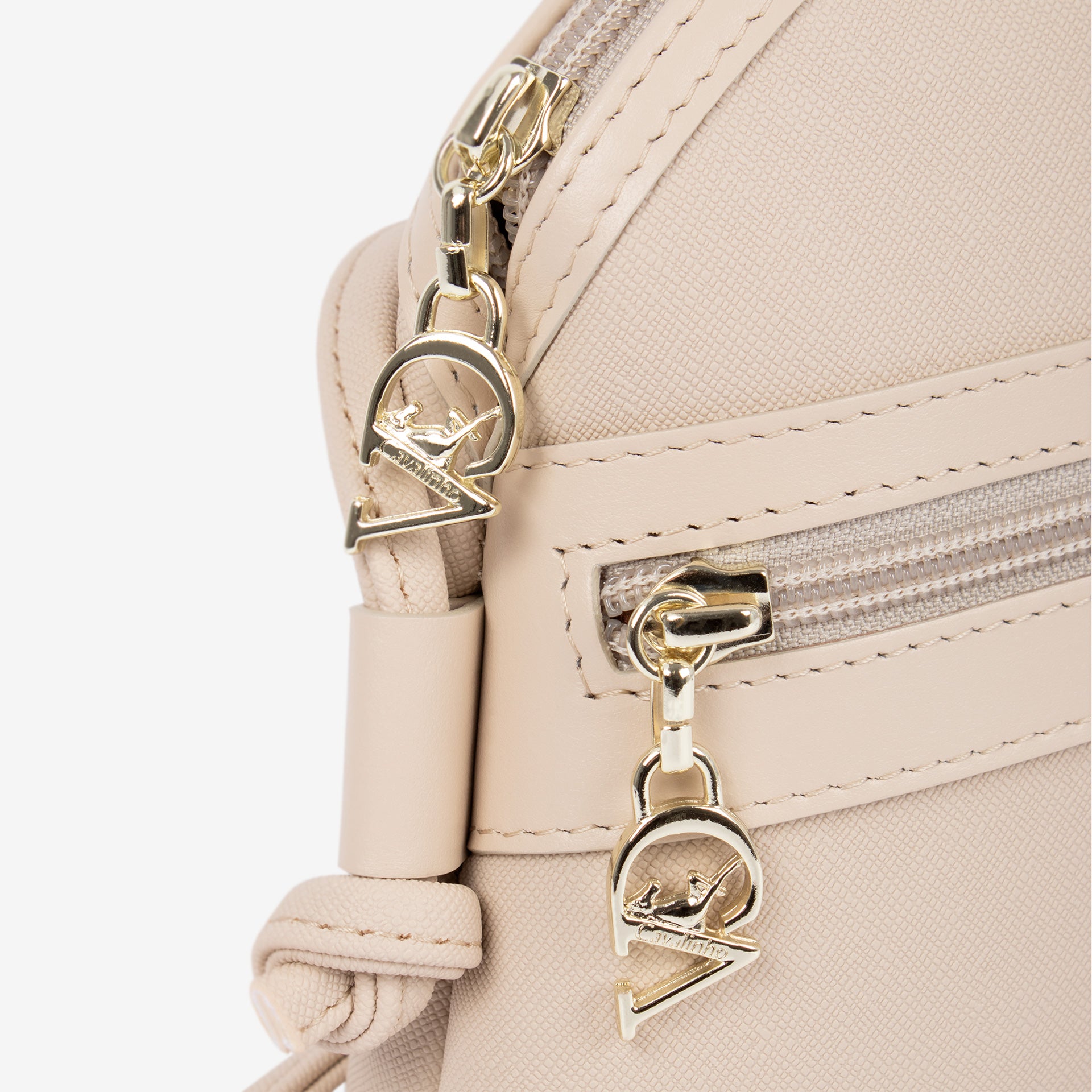 Cavalinho La Vie Beige Small Canvas Crossbody Bag for Women SKU 16190573.05 #color_beige