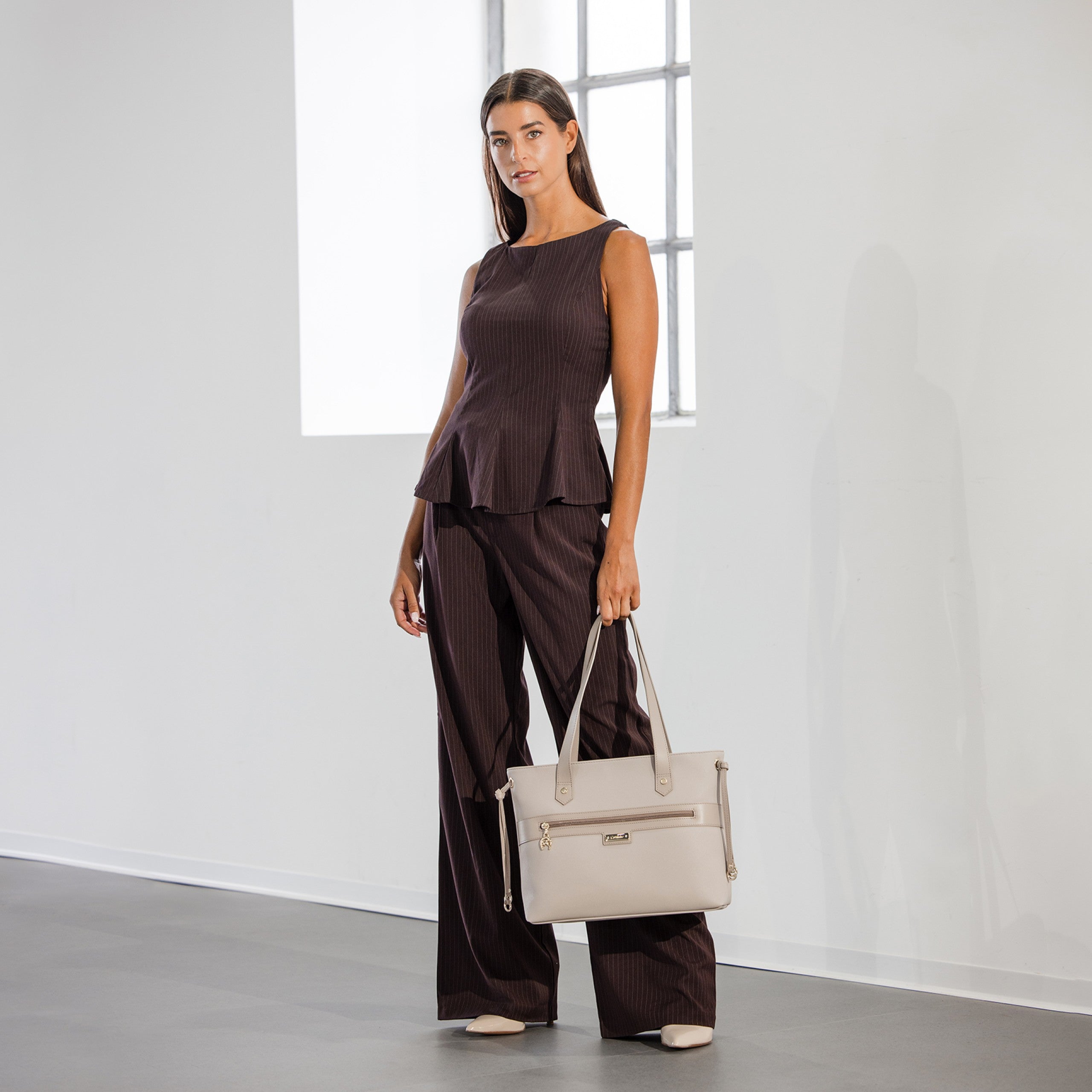 Cavalinho La Vie Designer Tote Bag for Women SKU 16190578.12 #color_taupe