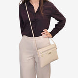 Cavalinho La Vie Beige Small Designer Crossbody Bag SKU 16190593.05 #color_beige
