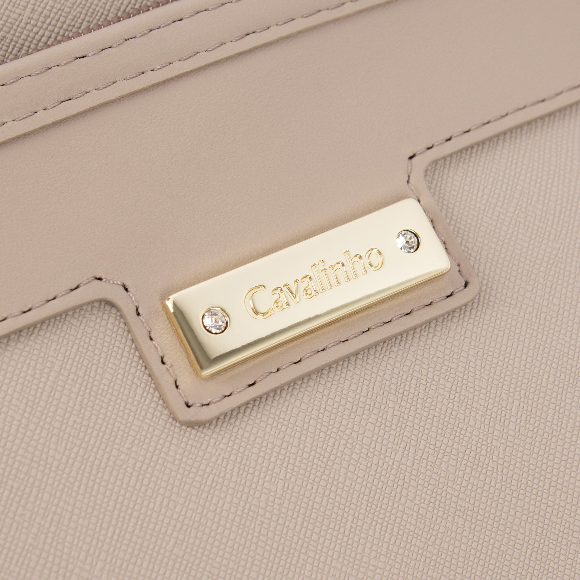 Cavalinho La Vie Taupe Designer Backpack for Women SKU 16190606.12 #color_taupe