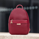 Cavalinho La Vie Burgundy Designer Backpack for Women SKU 16190606.15 #color_burgundy