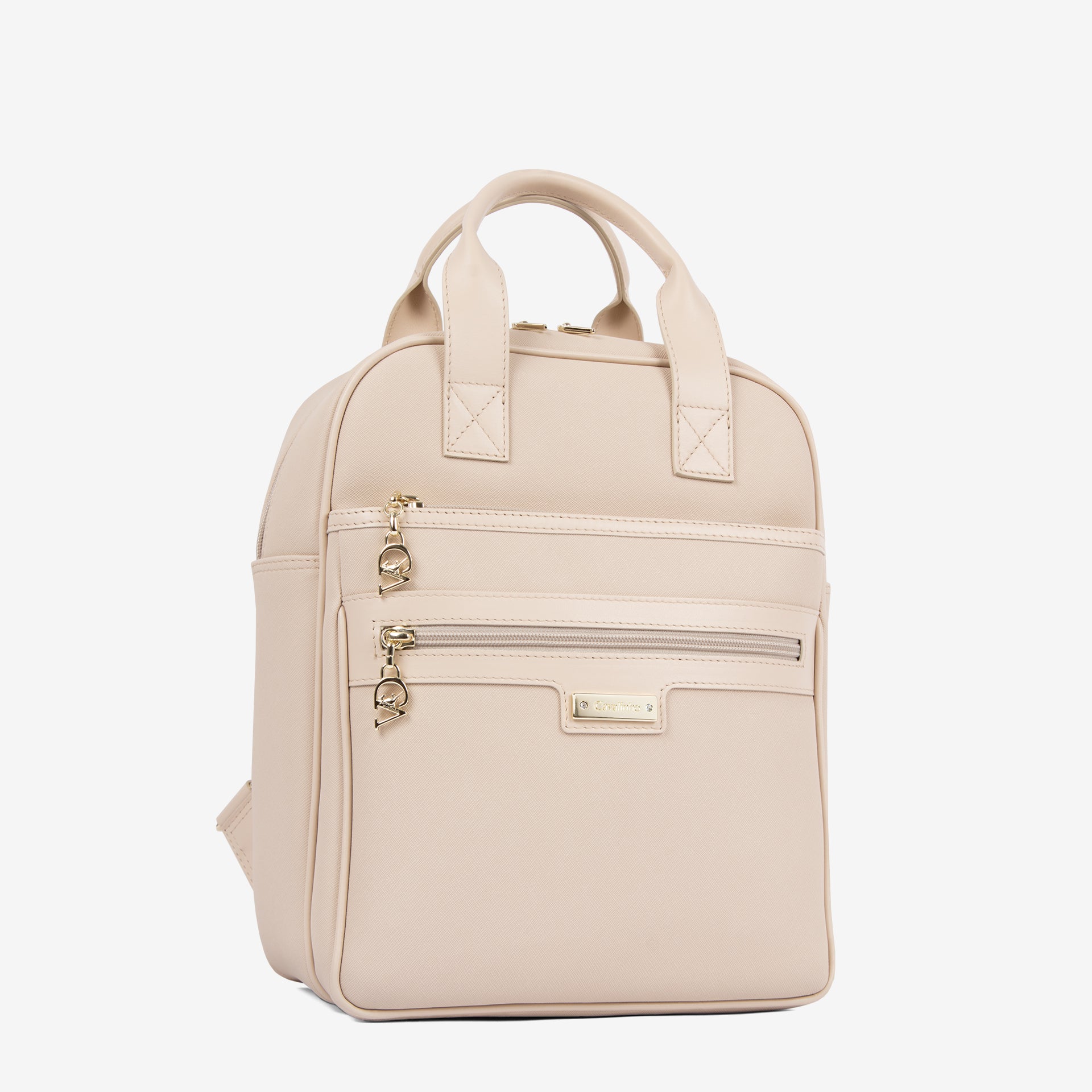 Cavalinho La Vie Beige Designer Backpack for Women SKU 16190609.05 #color_beige