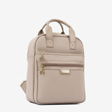Cavalinho La Vie Taupe Designer Backpack for Women SKU 16190609.12 #color_taupe