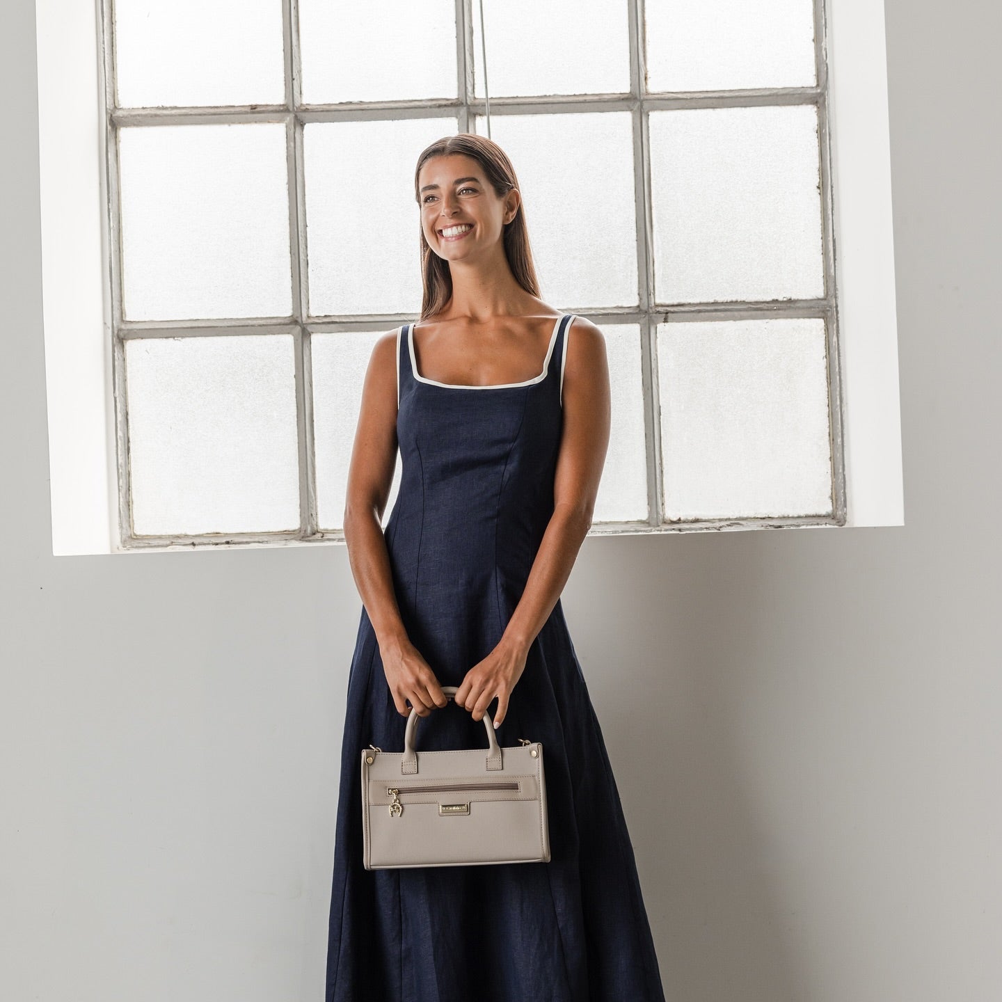 Cavalinho La Vie Minimalistic Handbag for Women SKU 16190612.12 #color_taupe