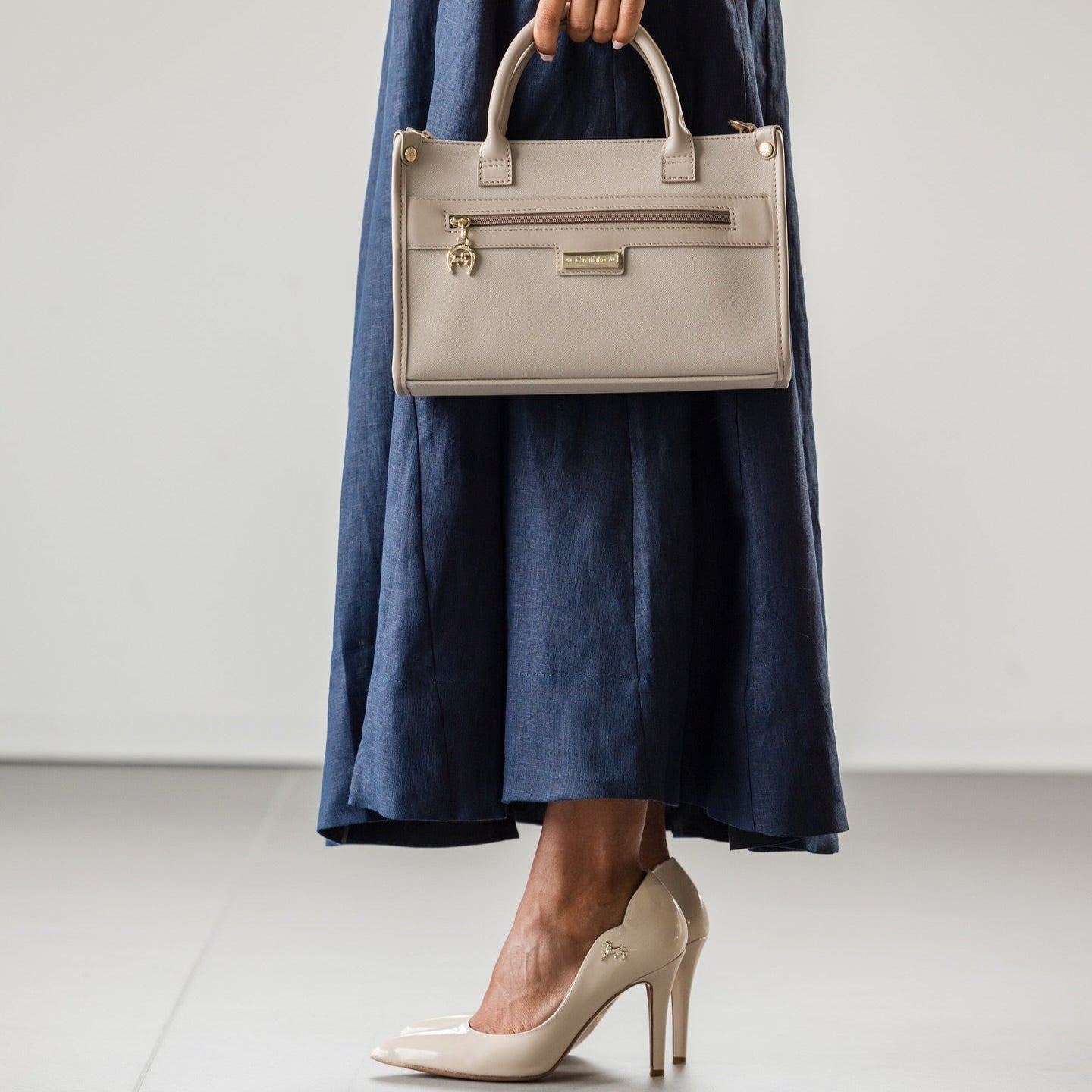 Cavalinho La Vie Minimalistic Handbag for Women SKU 16190612.12 #color_taupe