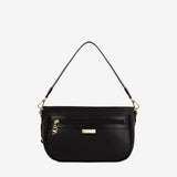 Cavalinho La Vie Black Leather and Canvas Designer Handbag SKU 16190615.01 #color_black