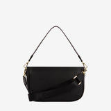 Cavalinho La Vie Black Leather and Canvas Designer Handbag SKU 16190615.01 #color_black