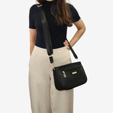 Cavalinho La Vie Black Leather and Canvas Designer Handbag SKU 16190615.01 #color_black