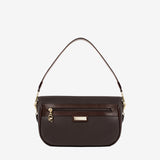 Cavalinho La Vie Brown Leather and Canvas Designer Handbag SKU 16190615.02 #color_brown