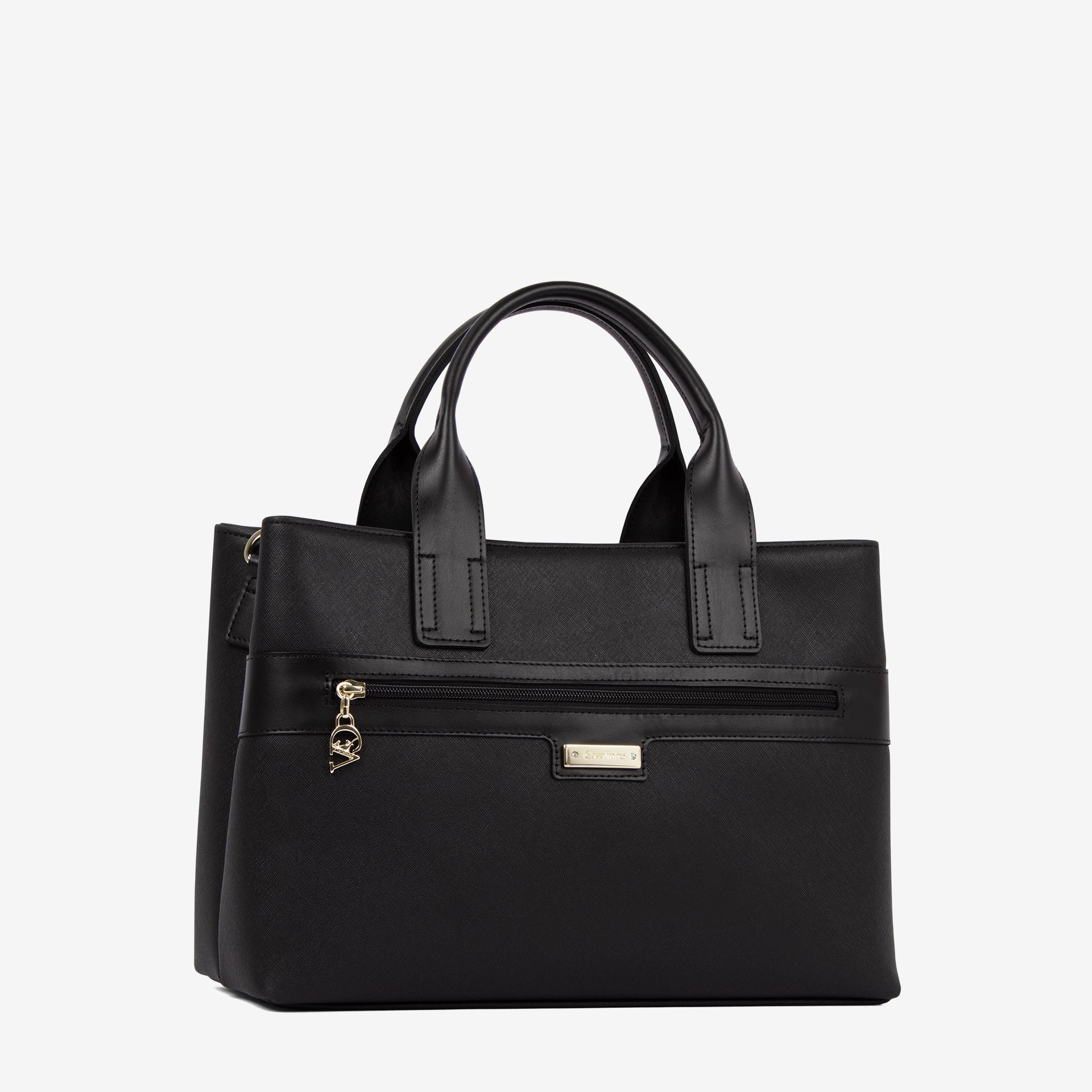 La Vie Black Designer Canvas Bag for Women SKU 16190617.01 #color_black