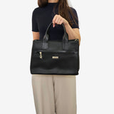 La Vie Black Designer Canvas Bag for Women SKU 16190617.01 #color_black
