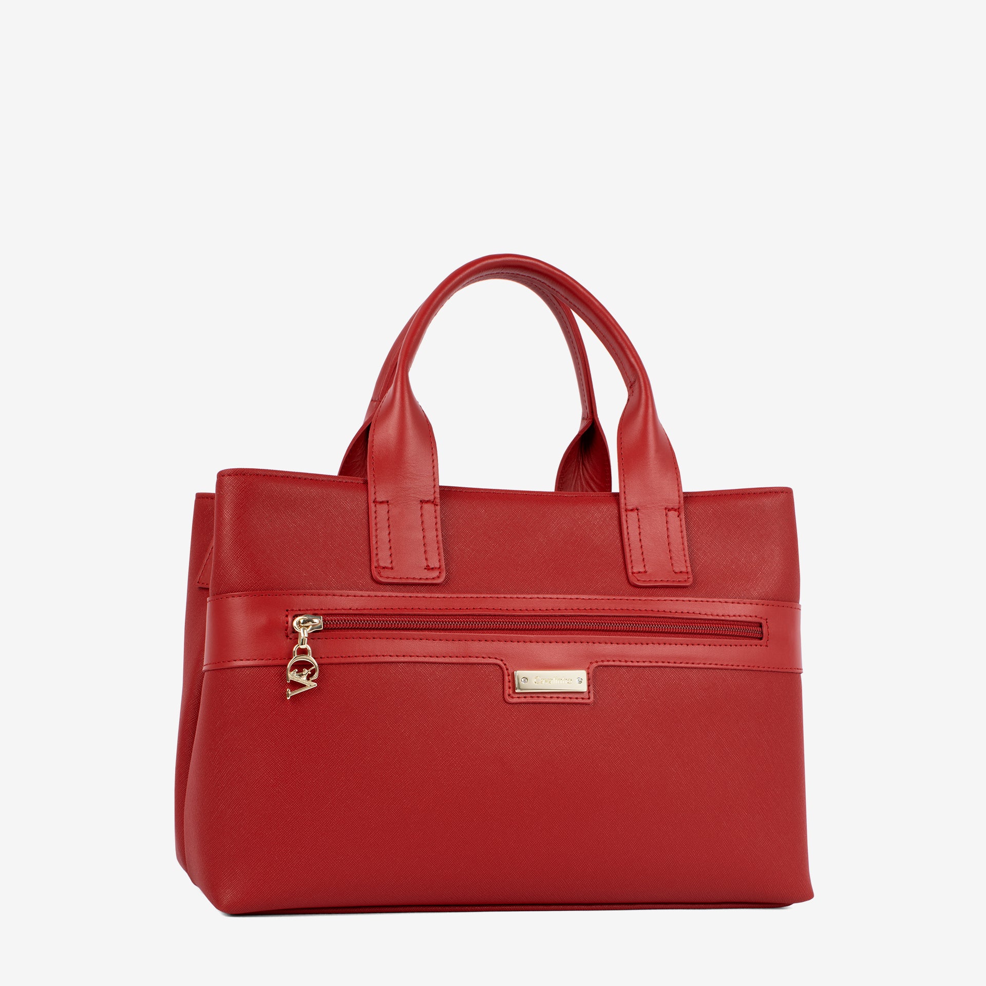La Vie Red Designer Canvas Bag for Women SKU 16190617.04 #color_red