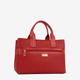 La Vie Red Designer Canvas Bag for Women SKU 16190617.04 #color_red