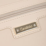 La Vie Beige Designer Canvas Bag for Women SKU 16190617.05 #color_beige