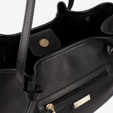 Cavalinho La Vie Black Designer Canvas Shoulder Bag SKU 16190641.01 #color_black