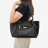 Cavalinho La Vie Black Designer Canvas Shoulder Bag SKU 16190641.01 #color_black