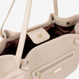 Cavalinho La Vie Beige Designer Canvas Shoulder Bag SKU 16190641.05 #color_beige