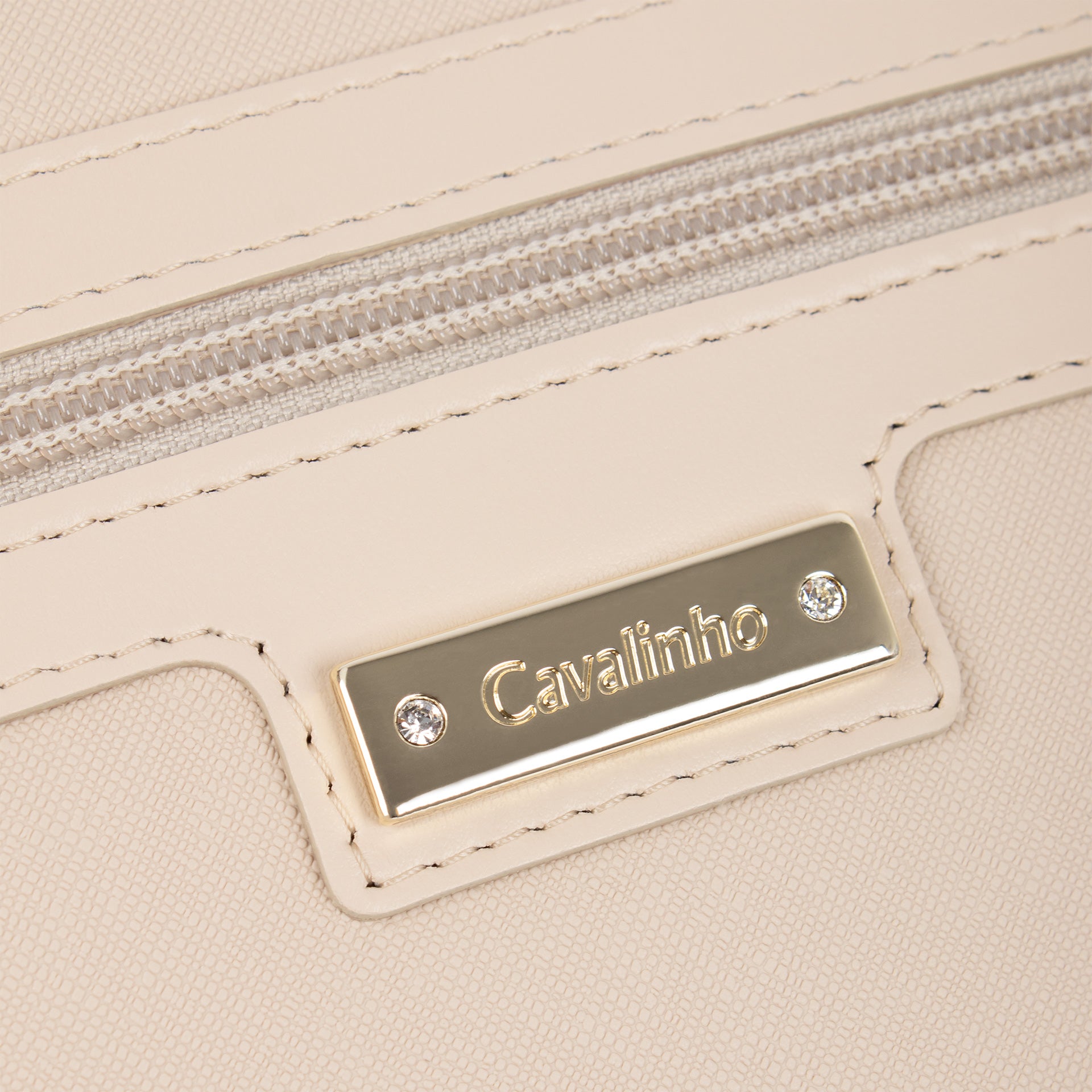 Cavalinho La Vie Beige Designer Canvas Shoulder Bag SKU 16190641.05 #color_beige