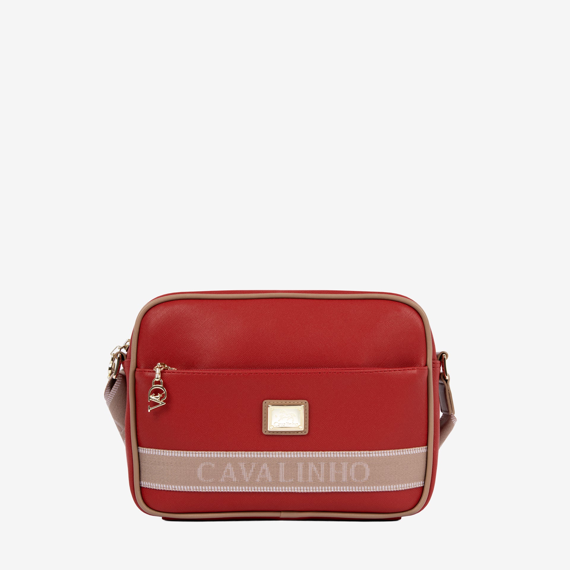 Only By Cavalinho Red Crossbody Bags for Women SKU 16200324.04 #color_red / beige