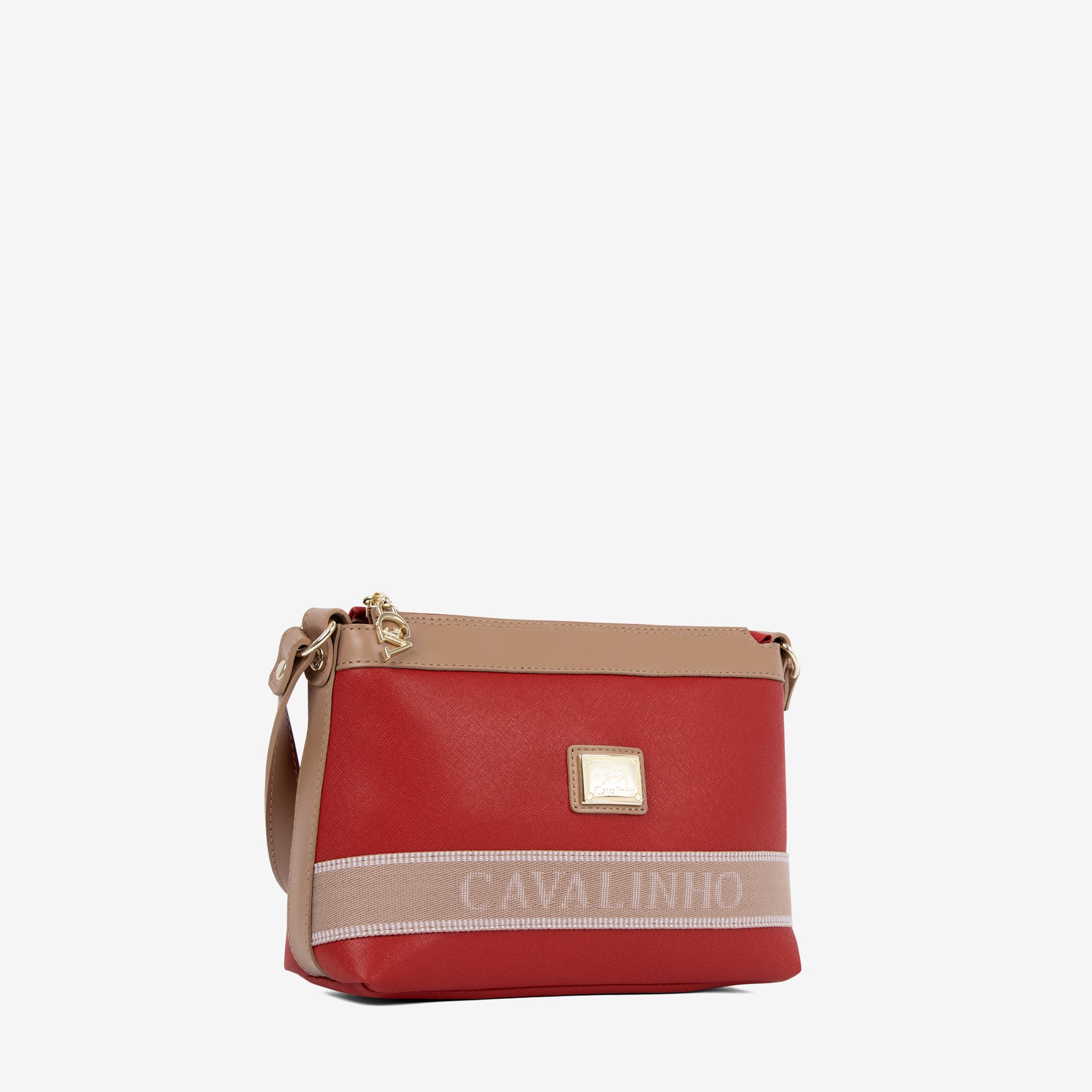 Only By Cavalinho Designer Crossbody Bag SKU 16200374.04 #color_red / beige