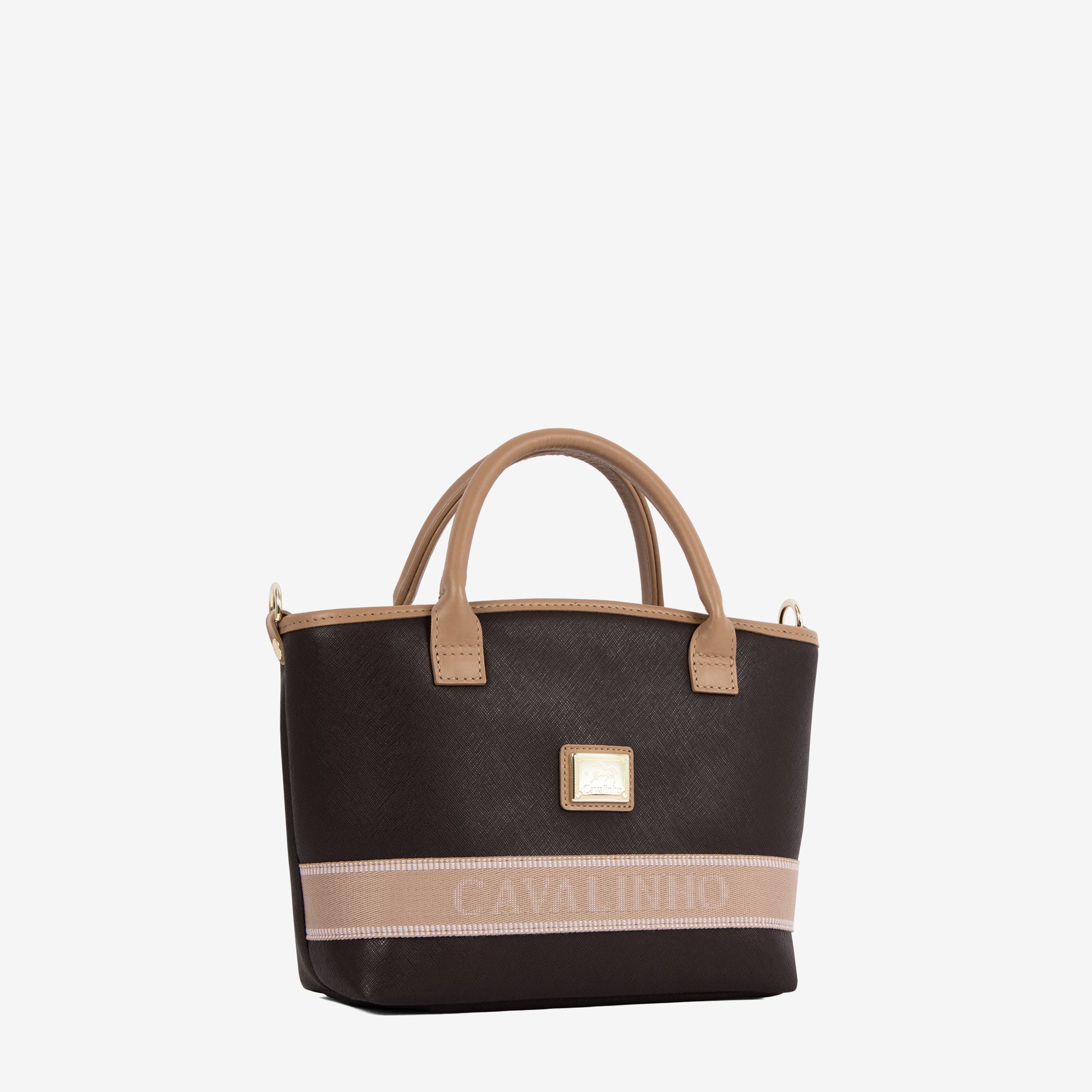 Cavalinho Only by Cavalinho Brown Mini Handbag Crossbody Bag SKU 16200577.02 #color_brown / beige