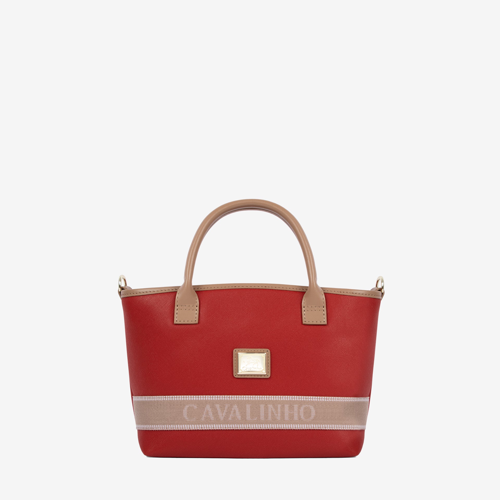 Only by Cavalinho Red Mini Handbag Crossbody Bag SKU 16200577.04 #color_red / beige