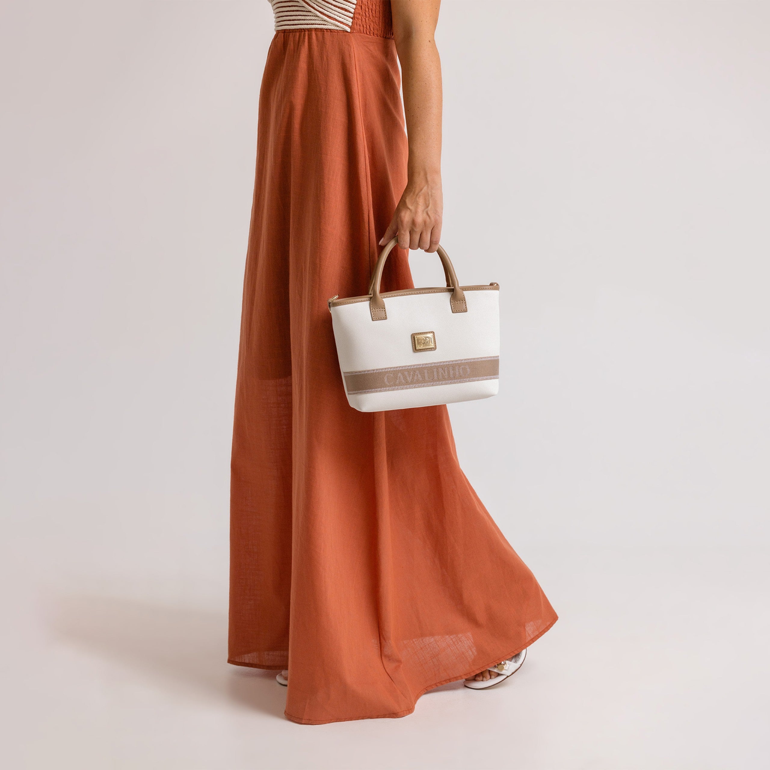 Cavalinho Only by Cavalinho Mini Handbag Crossbody Bag SKU 16200577.06 #color_white / sand