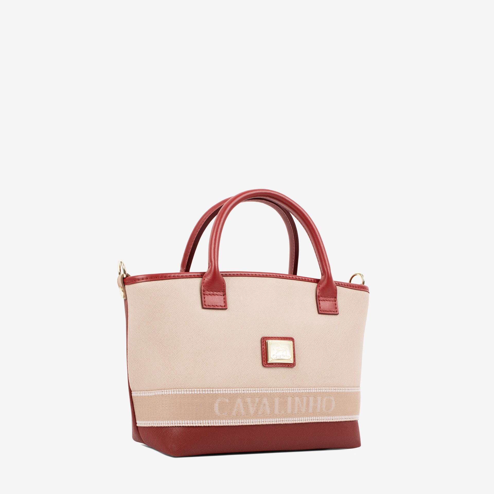 Only by Cavalinho Mini Handbag Crossbody Bag SKU 16200577.15 #color_darkred / beige