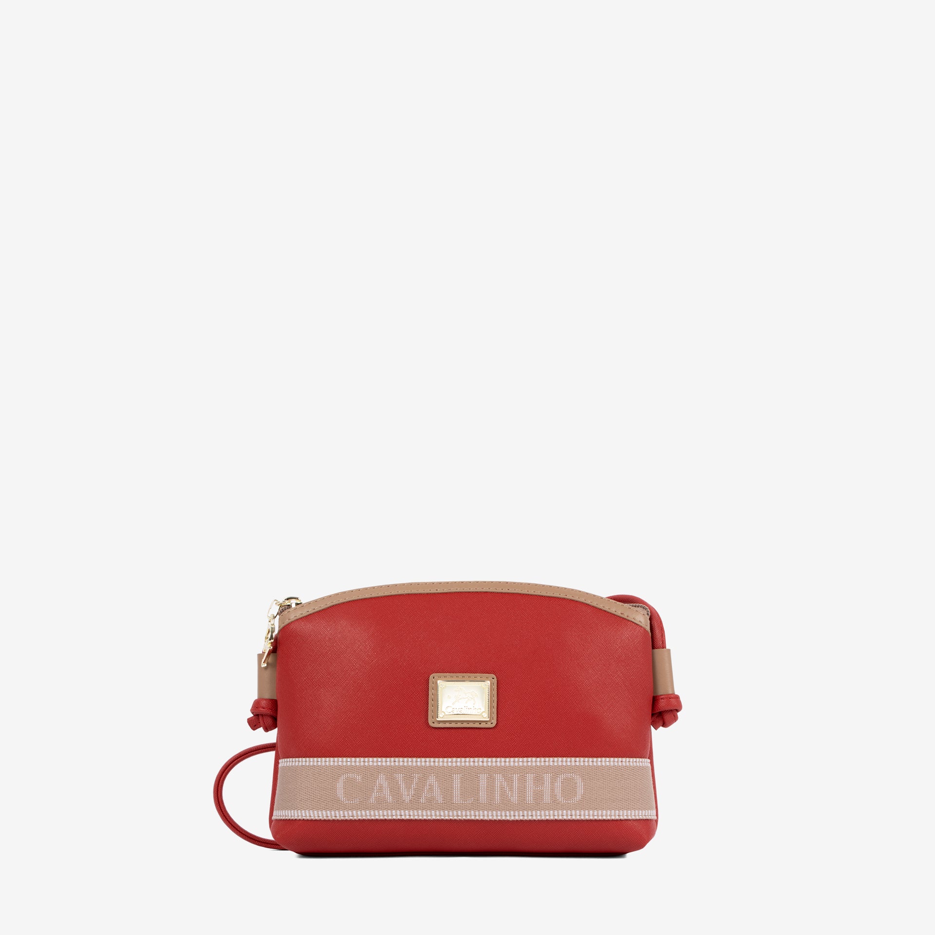 Only by Cavalinho Red Crossbody Bag for Women SKU 16200584.04 #color_red / beige