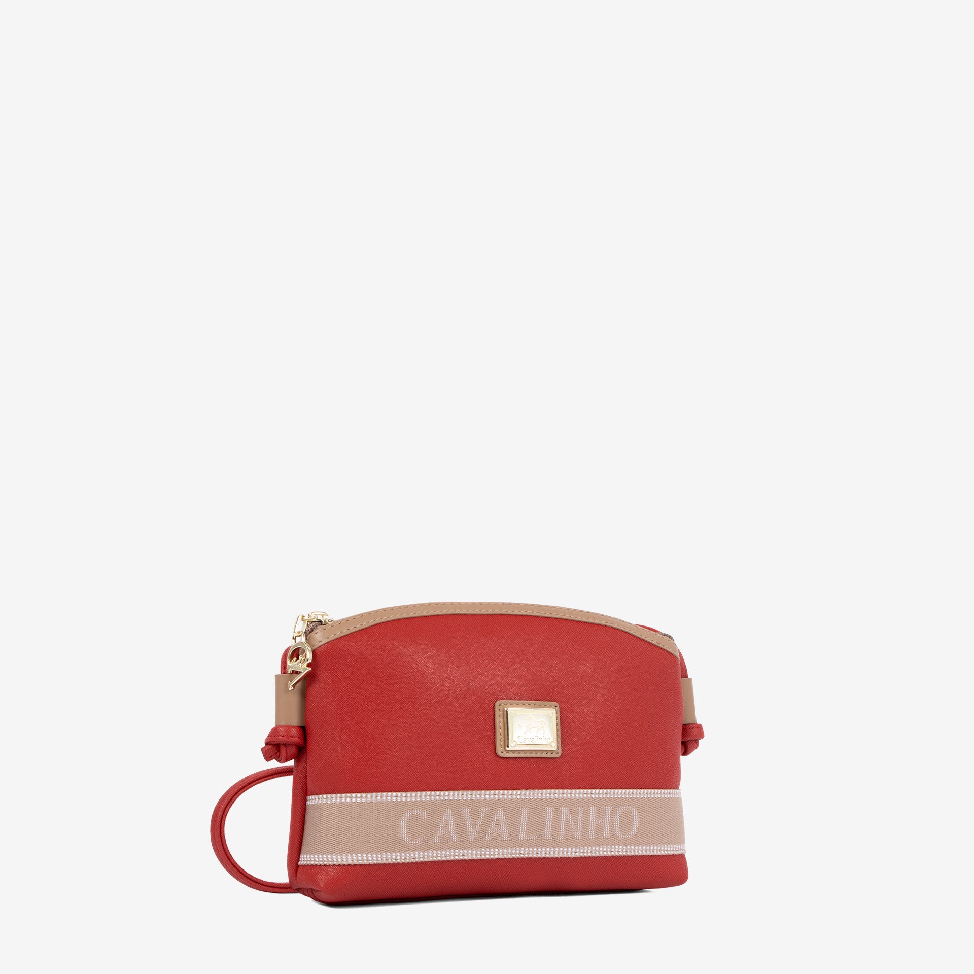Only by Cavalinho Red Crossbody Bag for Women SKU 16200584.04 #color_red / beige